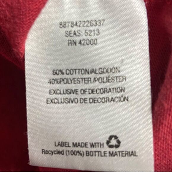 Holiday Essentials Red Christmas Shirt Plus Size 1X - Picture 11 of 12